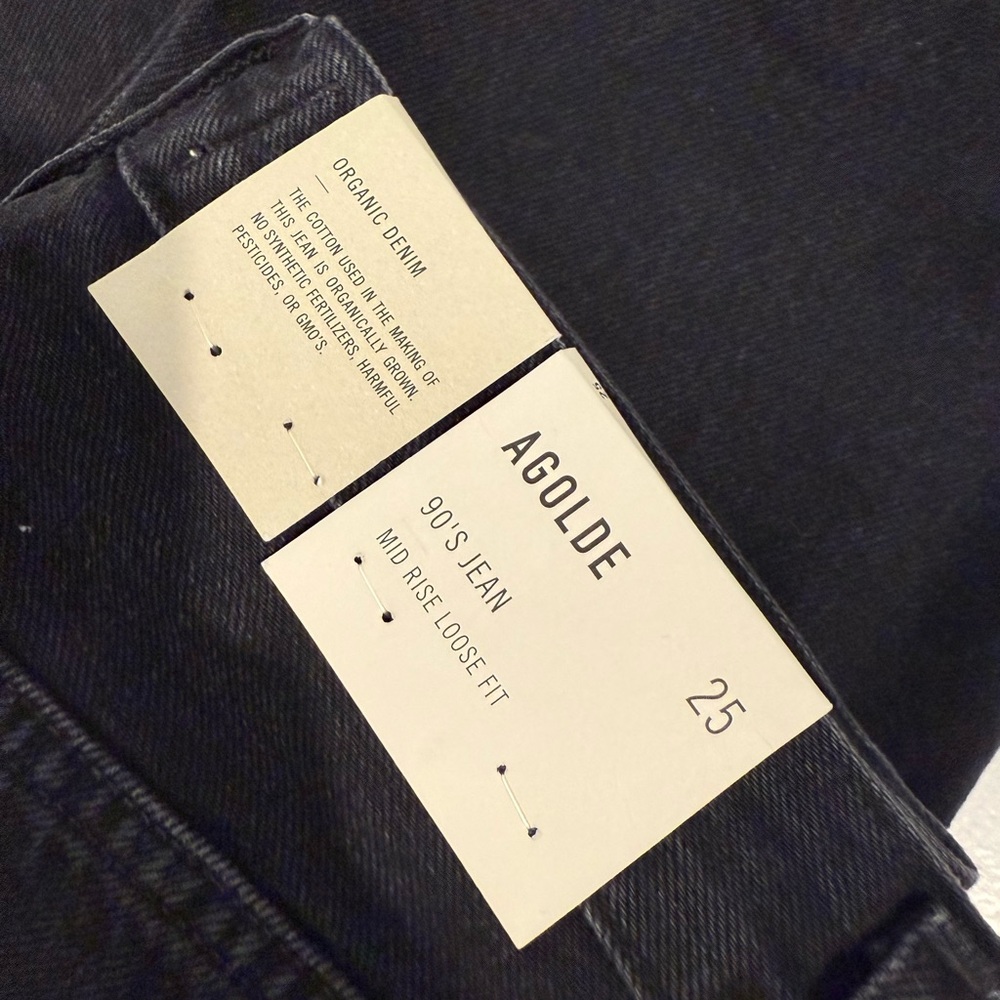 Agolde Black Denim Pants NWT